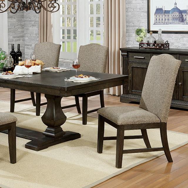  Furniture of America Faulk CM3310T-7PC 7 Pc Dining Table Set IMAGE 2