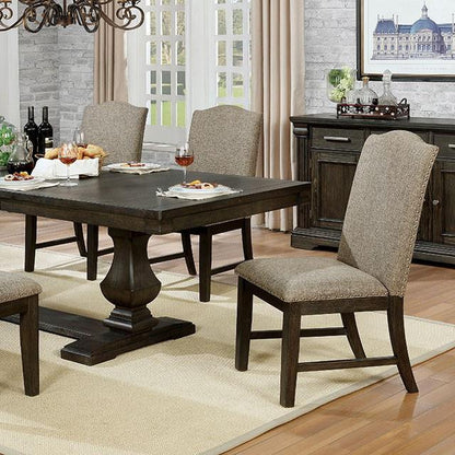  Furniture of America Faulk CM3310T-7PC 7 Pc Dining Table Set IMAGE 2