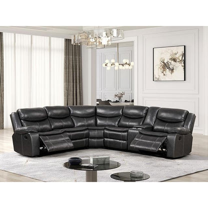  Furniture of America Gatria CM6982DG-SECT Sectional IMAGE 2
