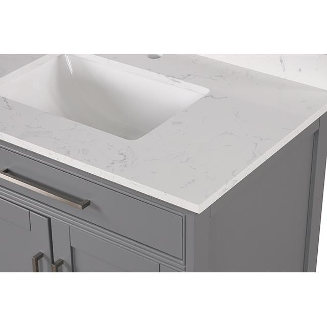  Furniture of America Oliva TM-CT006WH-80+06GY Vanity Set IMAGE 4