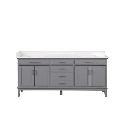  Furniture of America Oliva TM-CT006WH-80+06GY Vanity Set IMAGE 6
