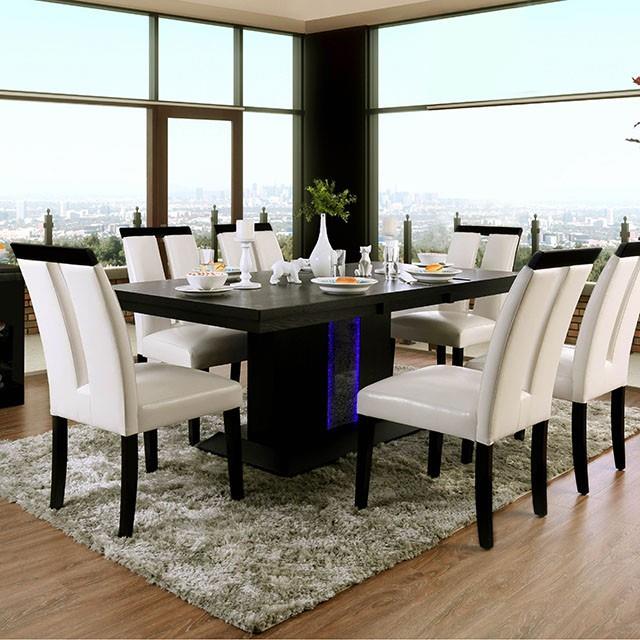  Furniture of America Evangeline CM3394T-7PC 7 Pc Dining Table Set IMAGE 5