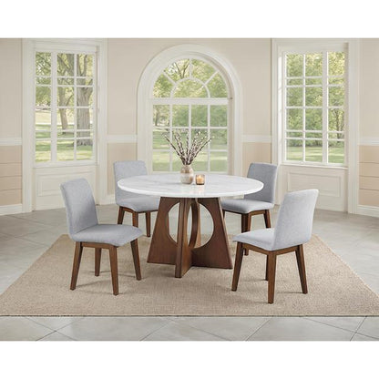  Furniture of America Ostbirk FM37011WN-RT Round Table IMAGE 2