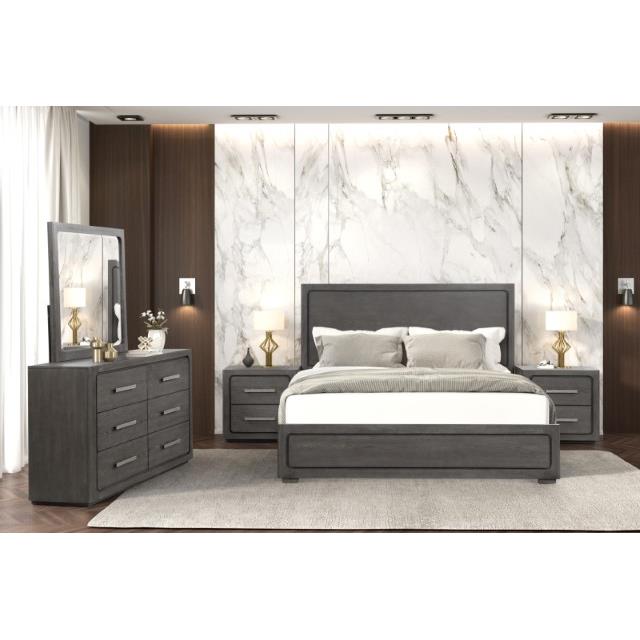  Furniture of America Crowthorne FM70100GY-Q-BED Queen Bed IMAGE 3