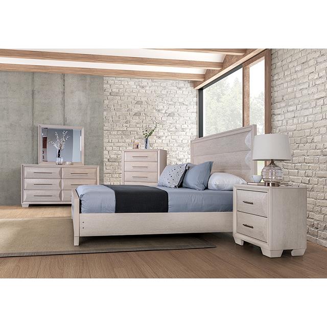  Furniture of America Hinwitz FM7399WH-EK-BED King Bed IMAGE 3