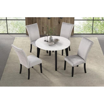  Furniture of America Sabro FM3330BK-RT-TABLE Round Dining Table IMAGE 3