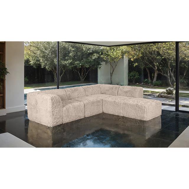  Furniture of America Nappi FM62102TP-SECT-B L-Sectional IMAGE 2