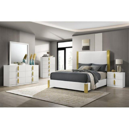  Furniture of America Basildon FM7271WH-M Mirror IMAGE 2