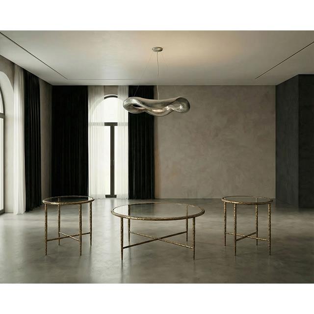  Furniture of America Talva FM47022GD-C-3A Coffee Table IMAGE 2
