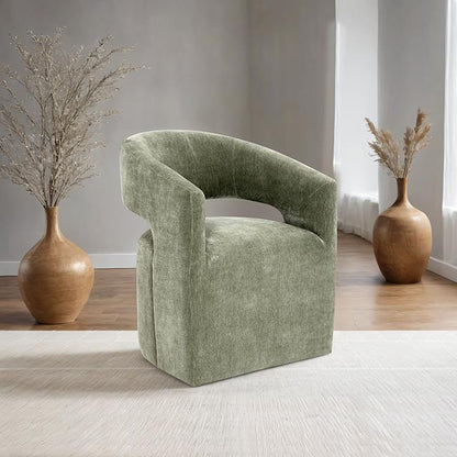  Furniture of America Tresa FM-AC3002GR Arm Chair with Casters IMAGE 2