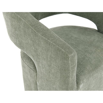  Furniture of America Tresa FM-AC3002GR Arm Chair with Casters IMAGE 5