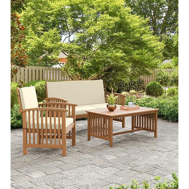  Furniture of America Kyushu GM-1022BG-3PC 3 Pc Patio Set IMAGE 2