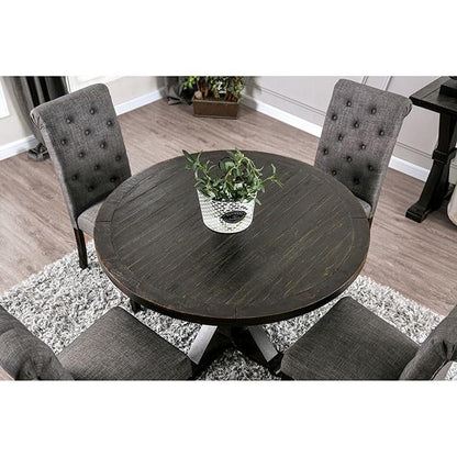  Furniture of America Alfred CM3735RT-5PC-IV 5 Pc Dining Table Set IMAGE 1
