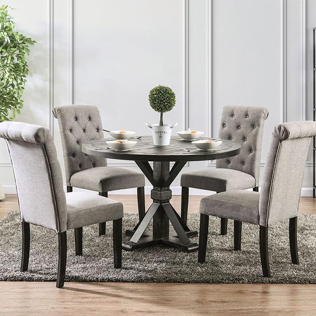  Furniture of America Alfred CM3735RT-5PC-IV 5 Pc Dining Table Set IMAGE 6