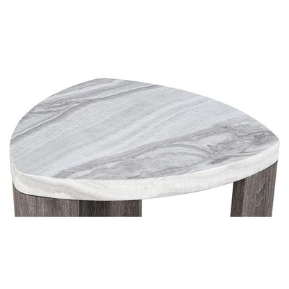  Furniture of America Levis FM44006GY-E Triangle End Table IMAGE 3