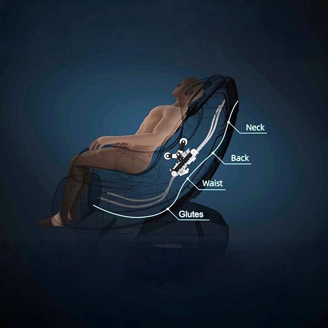  Furniture of America Calmridge MC0001BW Massage Chair IMAGE 3