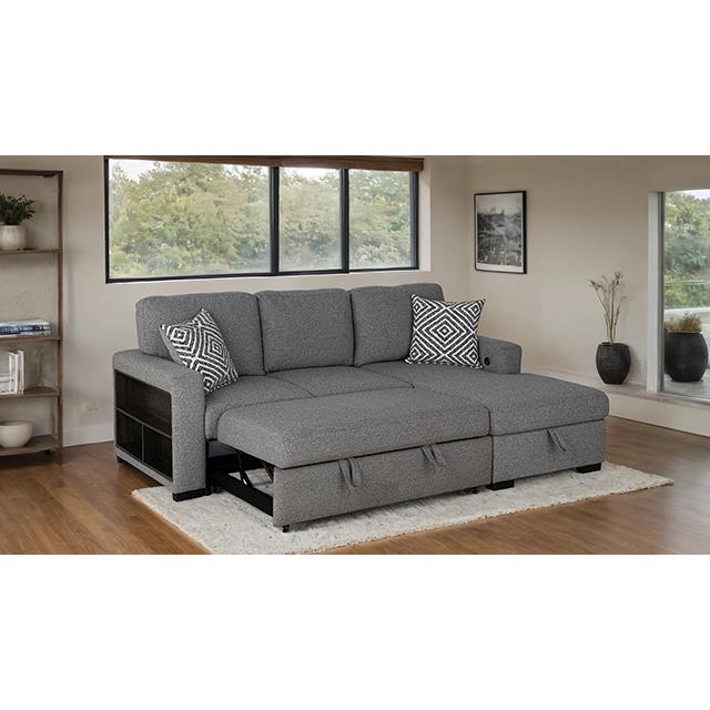  Furniture of America Chatham FM64005GY-SECT-R Sectional IMAGE 4