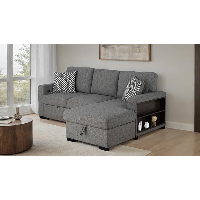  Furniture of America Chatham FM64005GY-SECT-R Sectional IMAGE 5