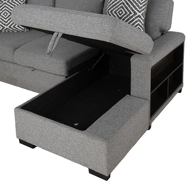  Furniture of America Chatham FM64005GY-SECT-R Sectional IMAGE 6