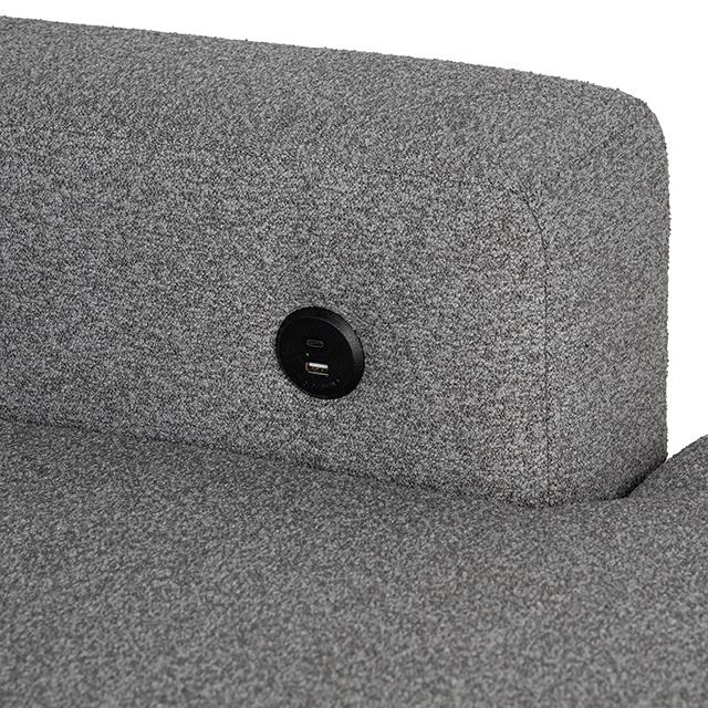  Furniture of America Chatham FM64005GY-SECT-R Sectional IMAGE 8