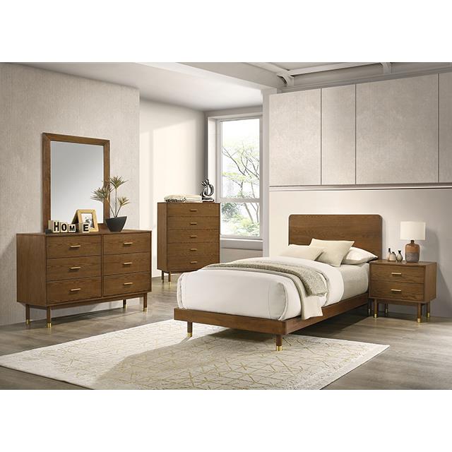  Furniture of America Romford FM72034WN-F-BED Full Bed IMAGE 2