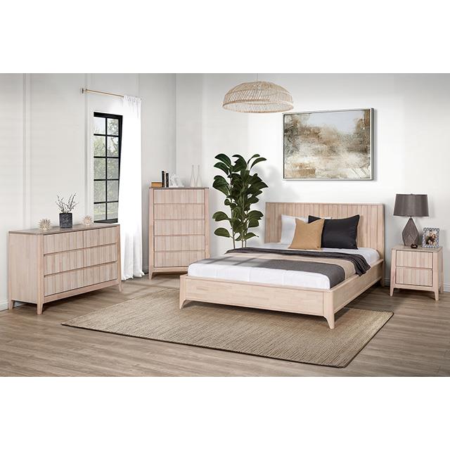  Furniture of America Gervais FM7105WH-Q-BED Queen Bed IMAGE 2