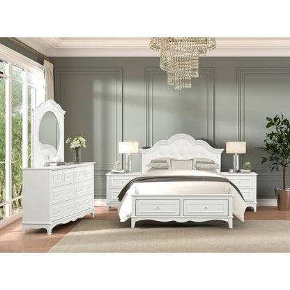  Furniture of America Naucalpan FM7456WH-F-BED Full Storage Bed IMAGE 3