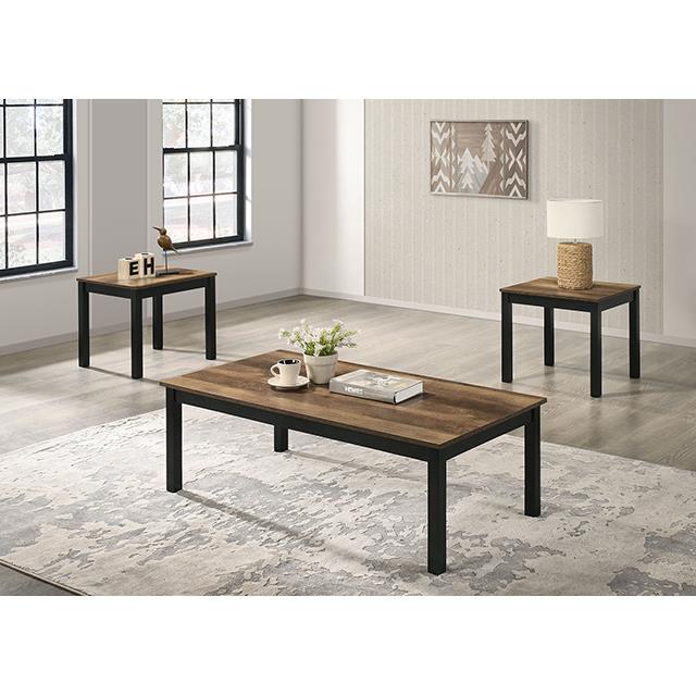  Furniture of America Findlay FM42900BR-3PK 3 Pc Table Set IMAGE 2