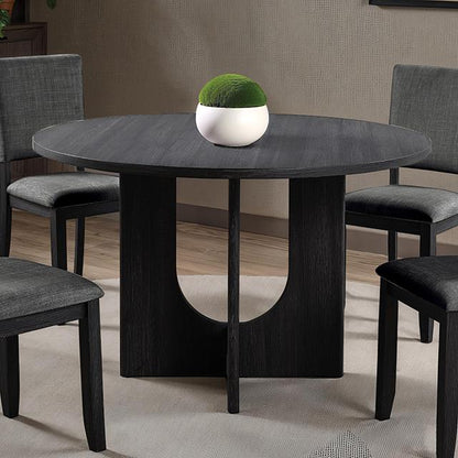  Furniture of America Oberto SL3406DG-RT Round Dining Table IMAGE 1