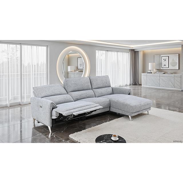  Furniture of America Brande CM9938GY-SECT-PM-R Power Sectional IMAGE 2