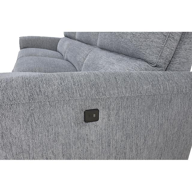  Furniture of America Brande CM9938GY-SECT-PM-R Power Sectional IMAGE 3