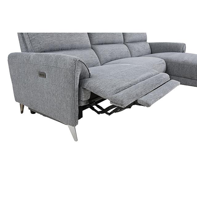  Furniture of America Brande CM9938GY-SECT-PM-R Power Sectional IMAGE 7