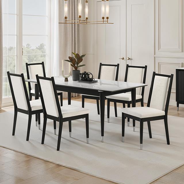  Furniture of America Maidstone FM32001BK-T-5PC 5 Pc Dining Table Set IMAGE 1