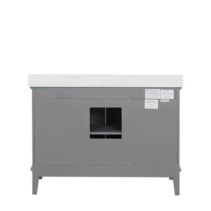  Furniture of America Soline TM-CT003WH-48+03GY Vanity Set IMAGE 8