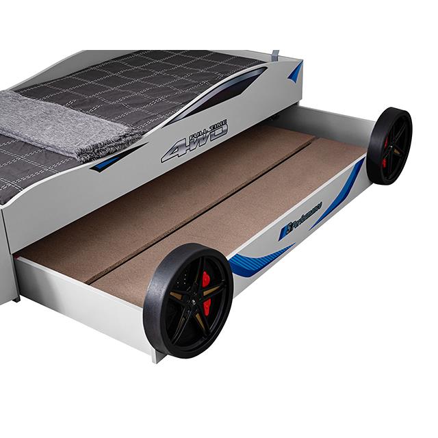  Furniture of America Tracklite FOA7735WH-BED Car Bed IMAGE 9
