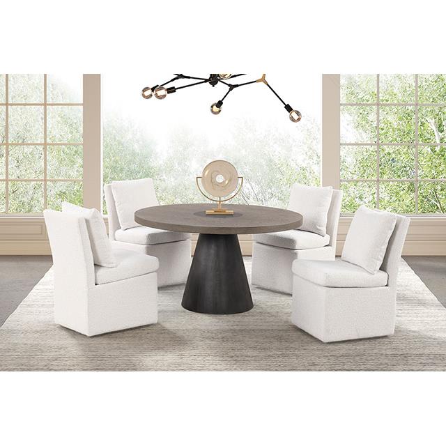  Furniture of America Broager FM3331DB-RT-5PC-01LG 5 Pc Dining Table Set IMAGE 1