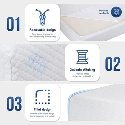  Furniture of America Artemisia DM510-T-EU 6" Twin Memory Foam Mattress IMAGE 5
