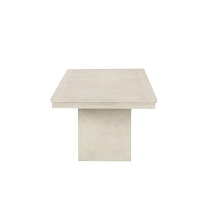  Furniture of America Hagerman FM3410NT-T-6PC-BN 6 Pc Dining Table Set with Bench IMAGE 4