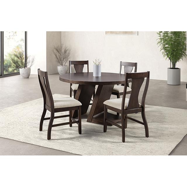  Furniture of America Holsworthy FM3600ES-RT-5PC 5 Pc Dining Table Set IMAGE 1