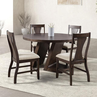  Furniture of America Holsworthy FM3600ES-RT-5PC 5 Pc Dining Table Set IMAGE 6
