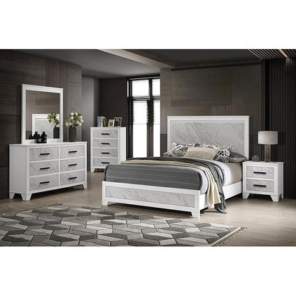  Furniture of America Darlene FM72018WH-N Nightstand IMAGE 2