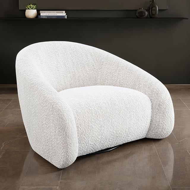  Furniture of America Kyria FM-AC6012BG-SW Swivel Chair IMAGE 1