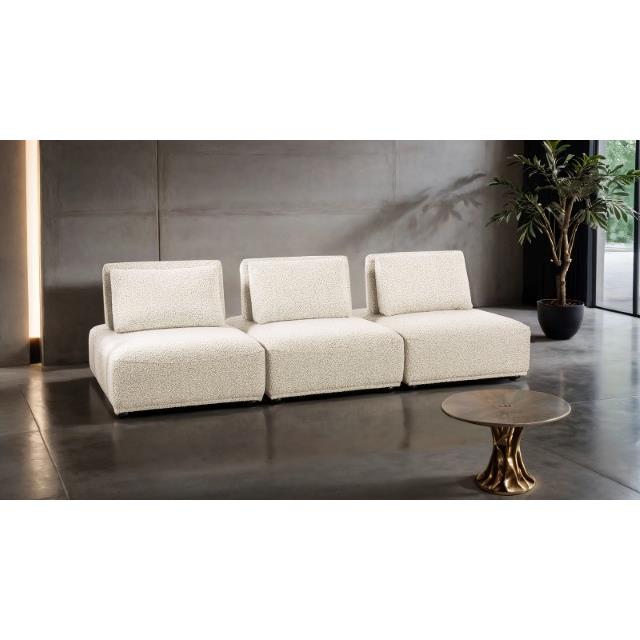  Furniture of America Stavanger FM63001BG-A 3-Seater IMAGE 2