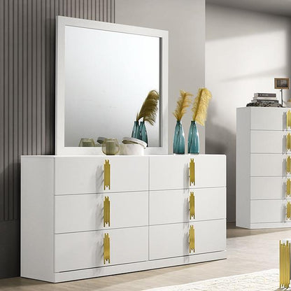  Furniture of America Basildon FM7271WH-D Dresser IMAGE 1
