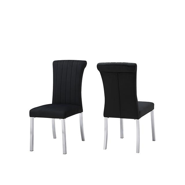  Furniture of America Holstebro FM37007SB-SC-2PK Set Of 2 Side Chair IMAGE 3