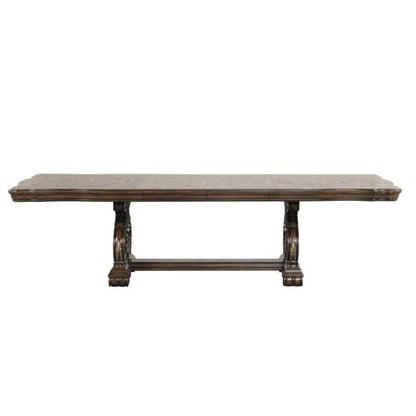  Furniture of America Leovanni FM31003DB-T-TABLE Dining Table IMAGE 2