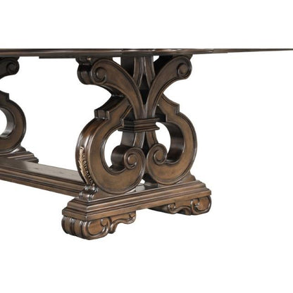  Furniture of America Leovanni FM31003DB-T-TABLE Dining Table IMAGE 4