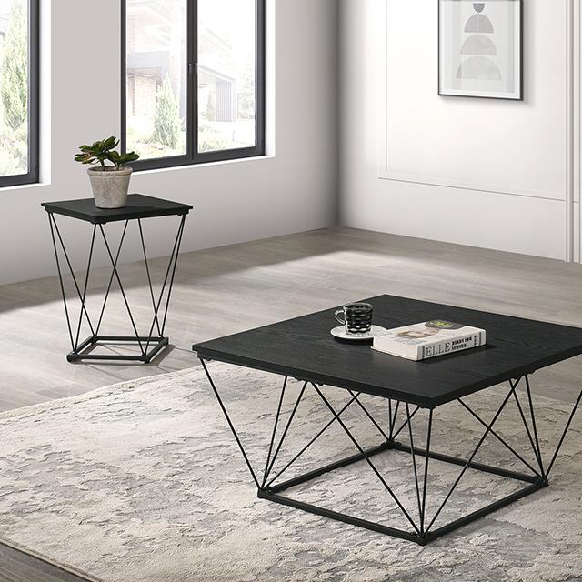  Furniture of America Whetstone FM42901BK-3PK 3 Pc Table Set IMAGE 1