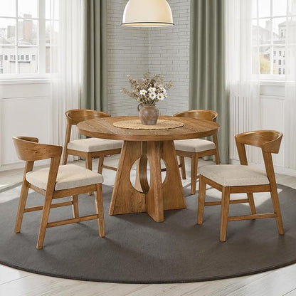 Furniture of America Ozark FM3223WN-RT-5PC 5 Pc Dining Table Set IMAGE 1