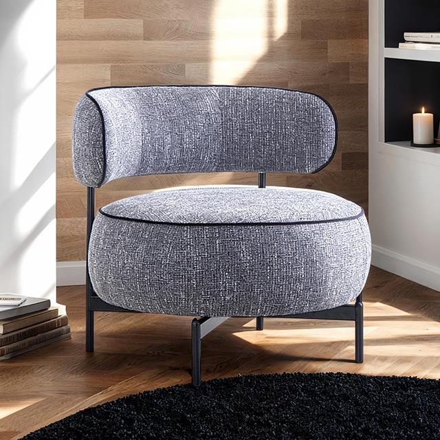  Furniture of America Florens FM-AC8015DG Swivel Chair IMAGE 1